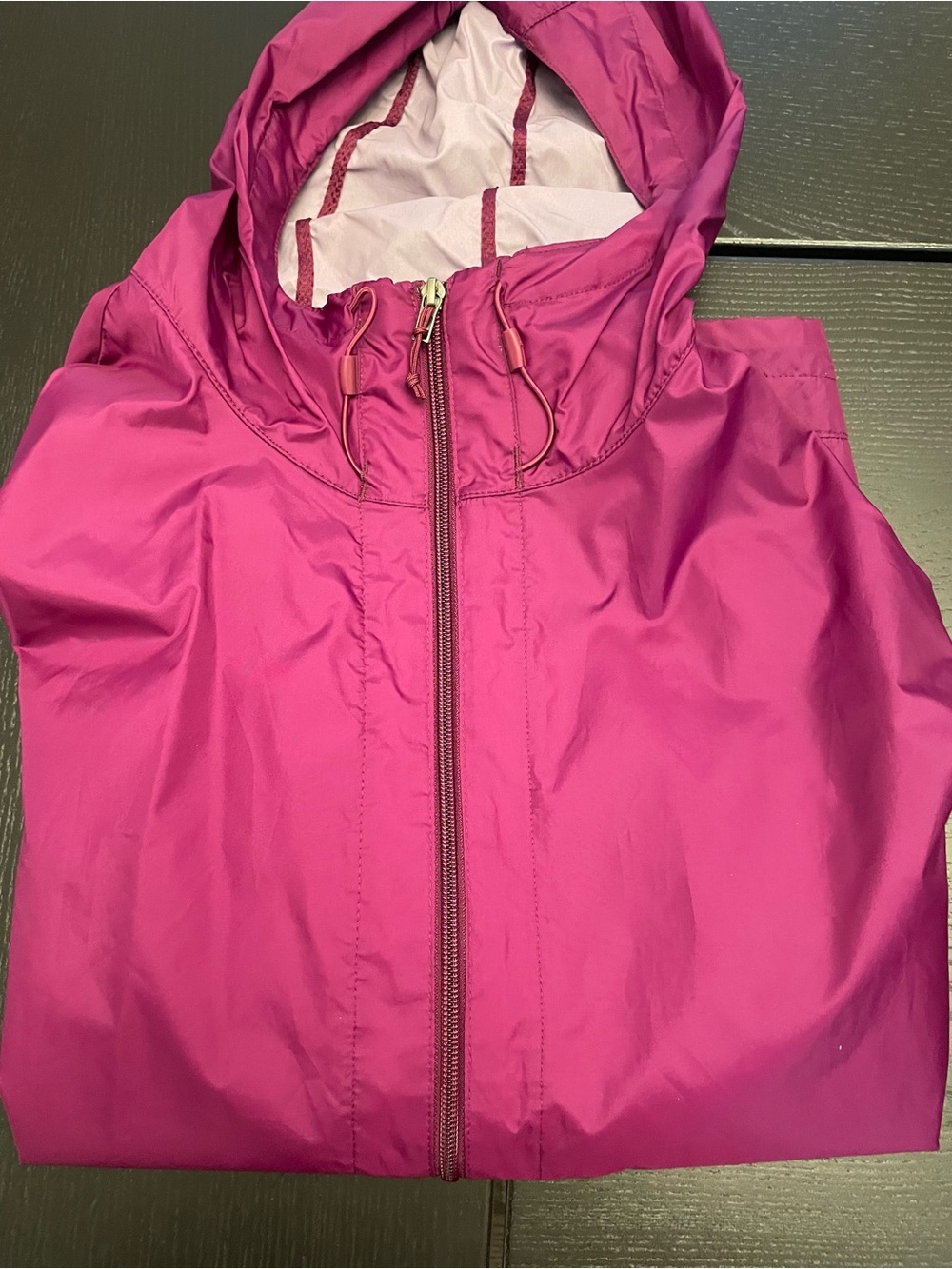 Columbia women’s Hooded Rain Jacket - Bright Magenta